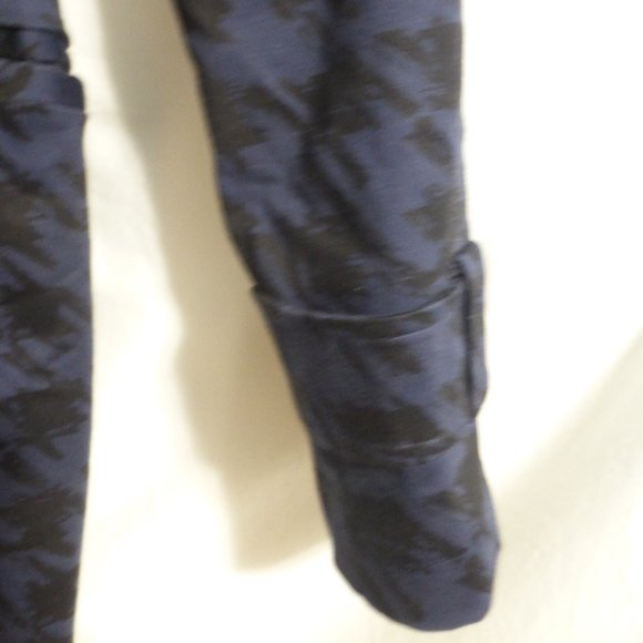 FOREVER 21, small, navy pea coat with black design, GUC - Picture 9 of 14